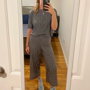 Zara silver matching set size small